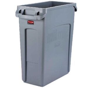 PAPELERA SLIM JIM GRIS SIN TAPA 60L