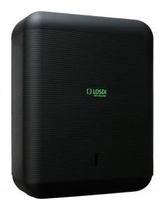 DISPENSADOR TOALLETAS ECOLUXE NEGRO MATE
