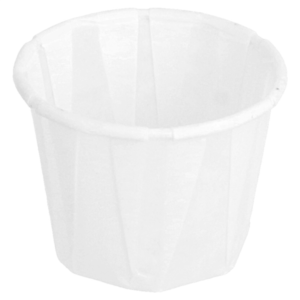 TARRINA PAPEL PLISADO BCO 22ML 250U