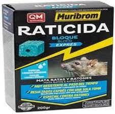 RATICÍDA MURIBROM BLOQUE 200GR
