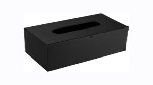 DISPENSADOR FACIALES INOX NEGRO