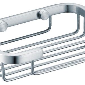 JABONERA RECTANGULAR PEQUEÑA INOX SATINADO