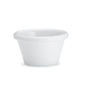 SALSERO MELAMINA RAMEKIN LISO BCO 8CM