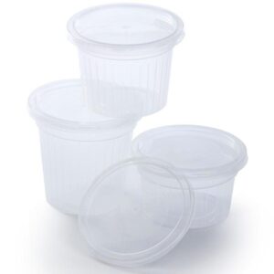 TAPA TARRINA TRANSP. PP 2P070 70ML 100U