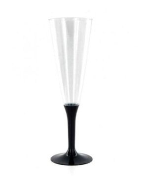 COPA CHAMPAGNE PLÁSTICO ALTA 10U