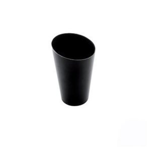 RECIPIENTE APERITIVO VASO CÓNICO ALTO NEGRO 25U