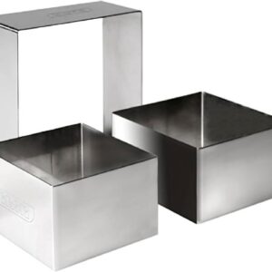 ARO CUADRADO COCINA INOX 6X6X4,5CM