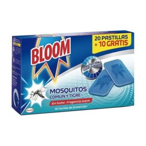 PASTILLAS ANTIMOSQUITOS BLOOM ELECT. 20+10U