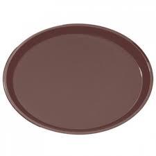 BANDEJA CAMARERO ANTIDESLIZANTE MARRÓN 35,5CM