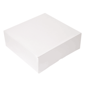 CAJA PASTELERÍA BLANCA 28X28X10CM 50U