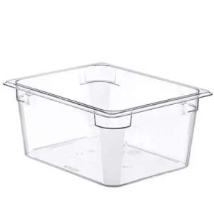 CUBETA ALIMENTARIA 1/2 GN POLICARBONATO 150MM 8L