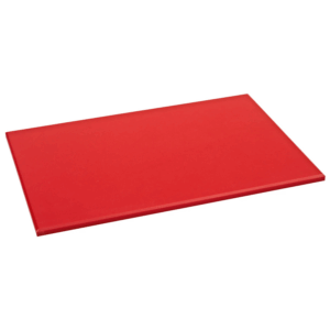 TABLA DE CORTE POLIETILENO 40X30X1,5CM ROJA