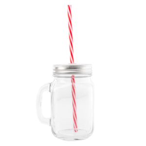 JARRA CRISTAL CON TAPA+SORBETE 450ML